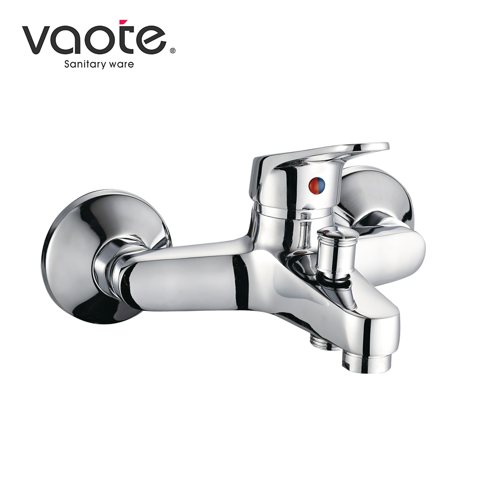 Premium Brass Bathroom Mixer Tap Wall - Mounted Faucet