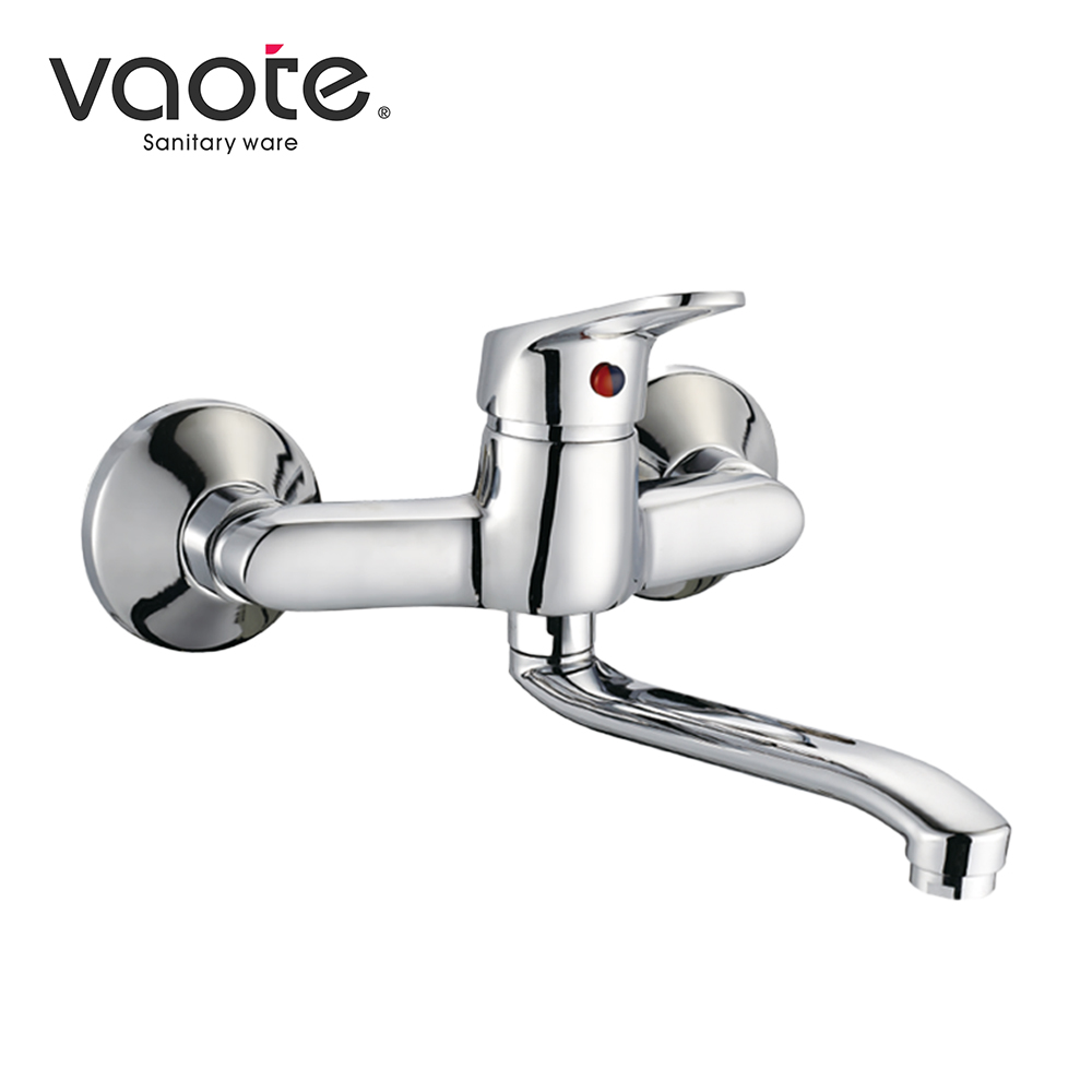 Direct from Factory Brass Single Lever Wall-Mounted Kitchen Faucet