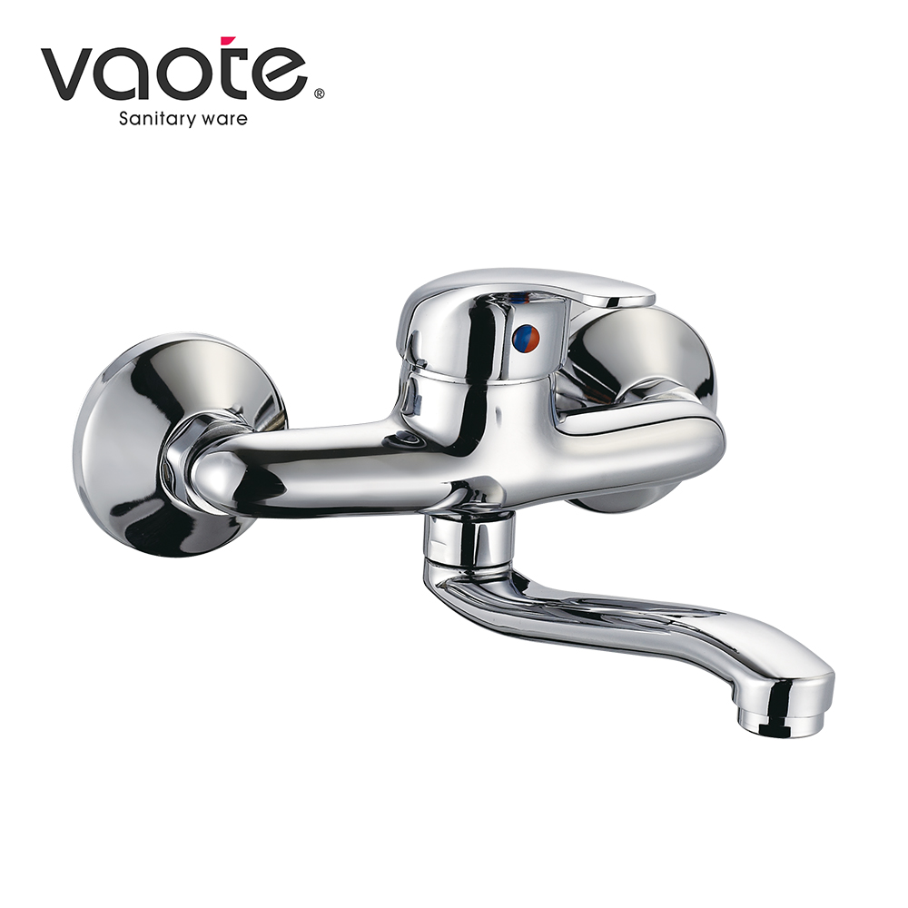 High-performance Wall-mounted Kitchen Faucet Premium Brass Materials Kitchen Mixer.